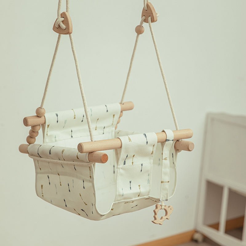 Cotton Canvas Baby Swing